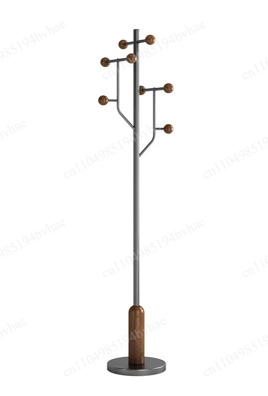 Stainless steel clothes hanger for home living room, lightweight, luxurious, simple, corner standing