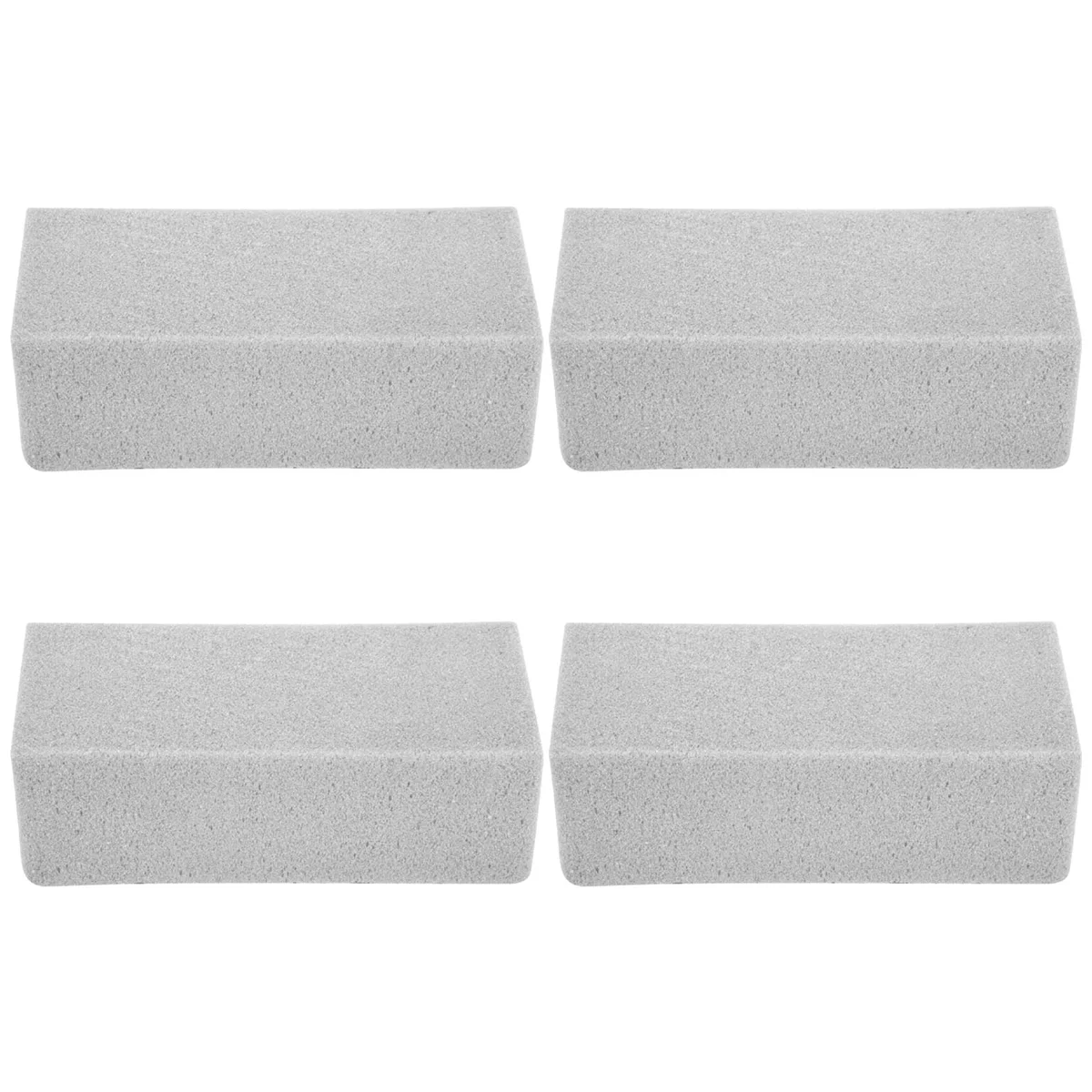 4Pcs Dry Floral Foam for Artificial Flowers Wet Floral Foam Bricks Grey Florist Blocks for Flower Arrangement