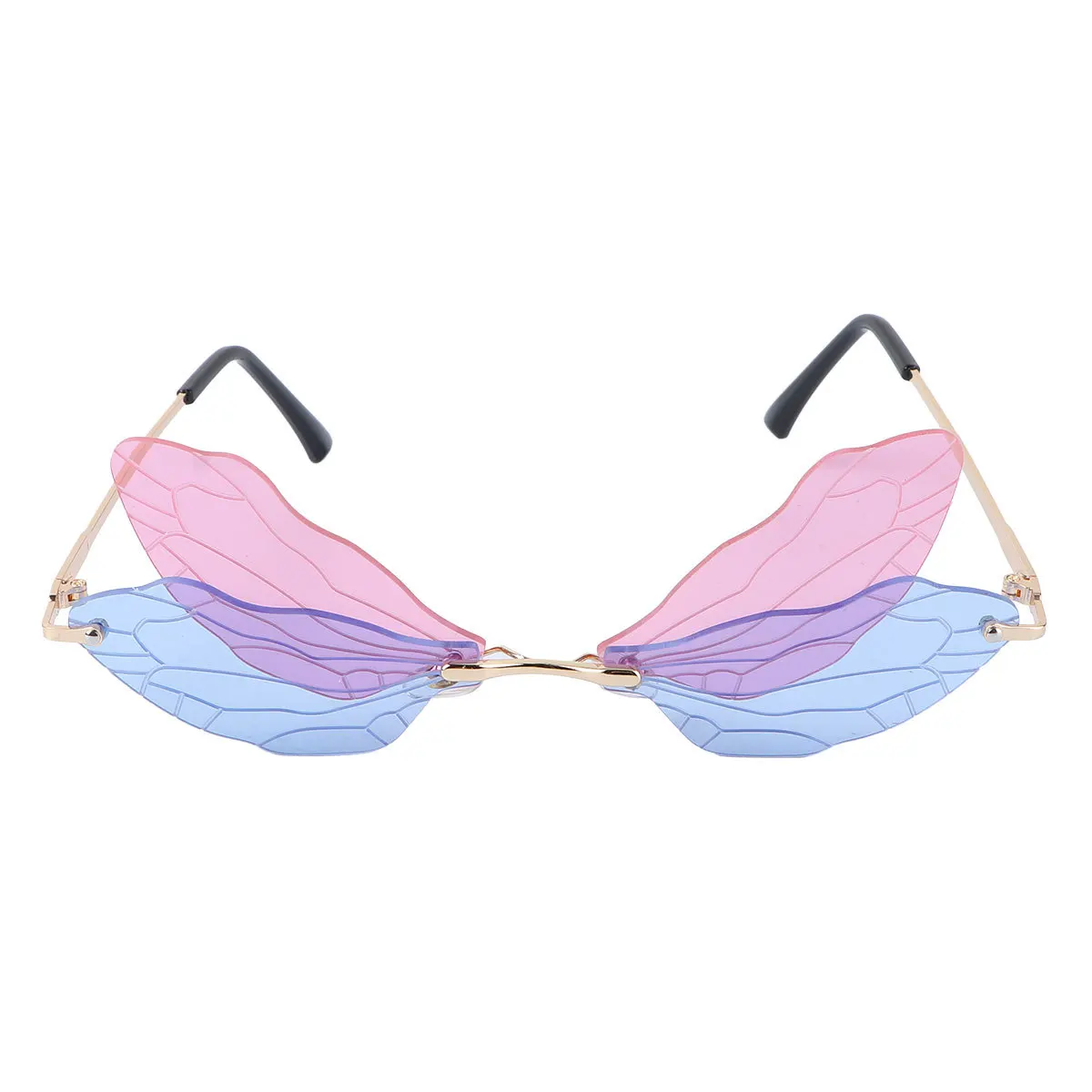 

1Pcs Photo Glasses Dragonfly Wings High Quality Holiday Party Costume Glasses Decorative Props for Weddings Cosplay