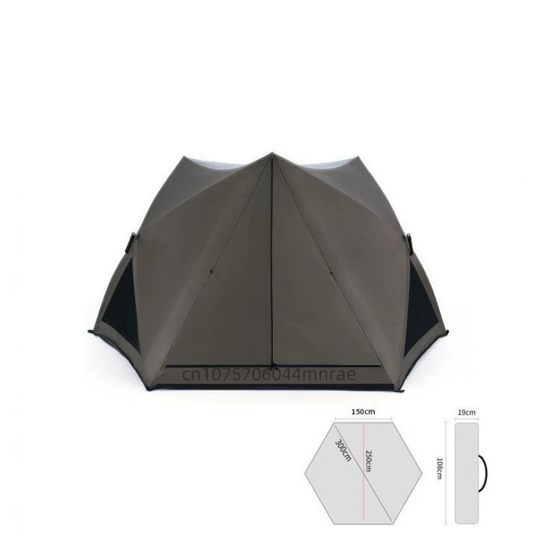 Tienda de campaña para niños Seaside Beach Park, equipo de acampada totalmente automático plegable portátil para exteriores, sombrilla y resistente a la lluvia