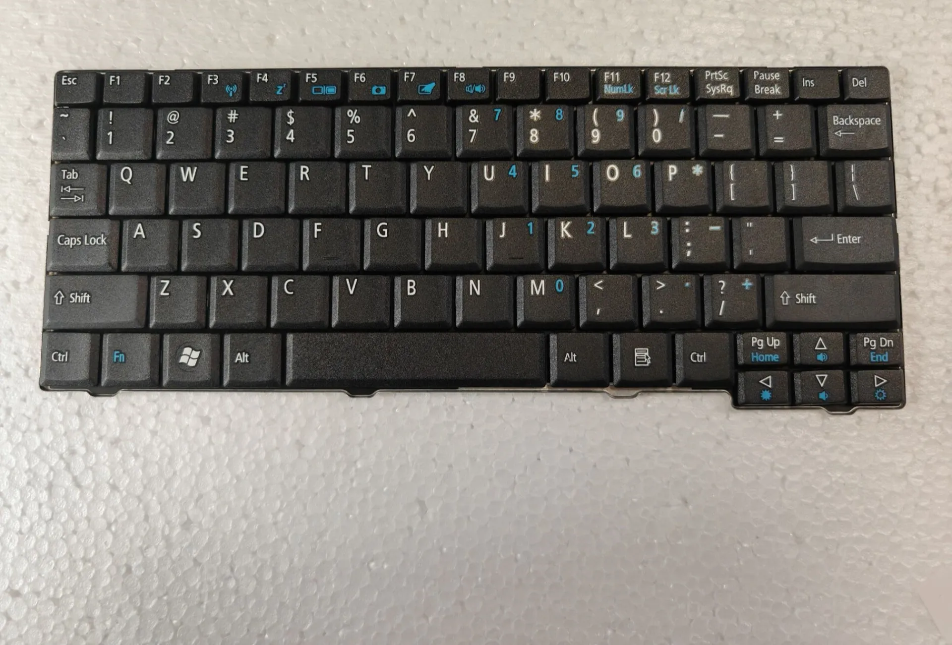 Teclado estadounidense para Acer Aspire One ZG5 ZG6 ZA8 ZG8 KAV10 KAV60 531 AO531 531H P531 A110 AOA110 A150 AOA150 D150 AOD150 D250