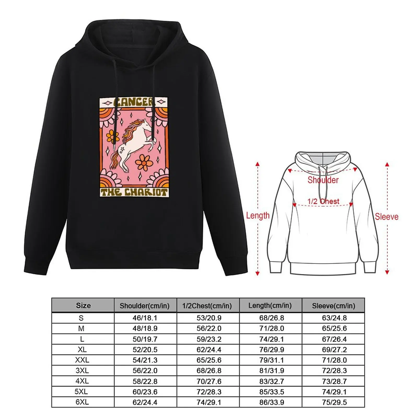 Cancer Tarot Card Hoodie fashion men men clothing men's clothes autumn new products mens hoodie