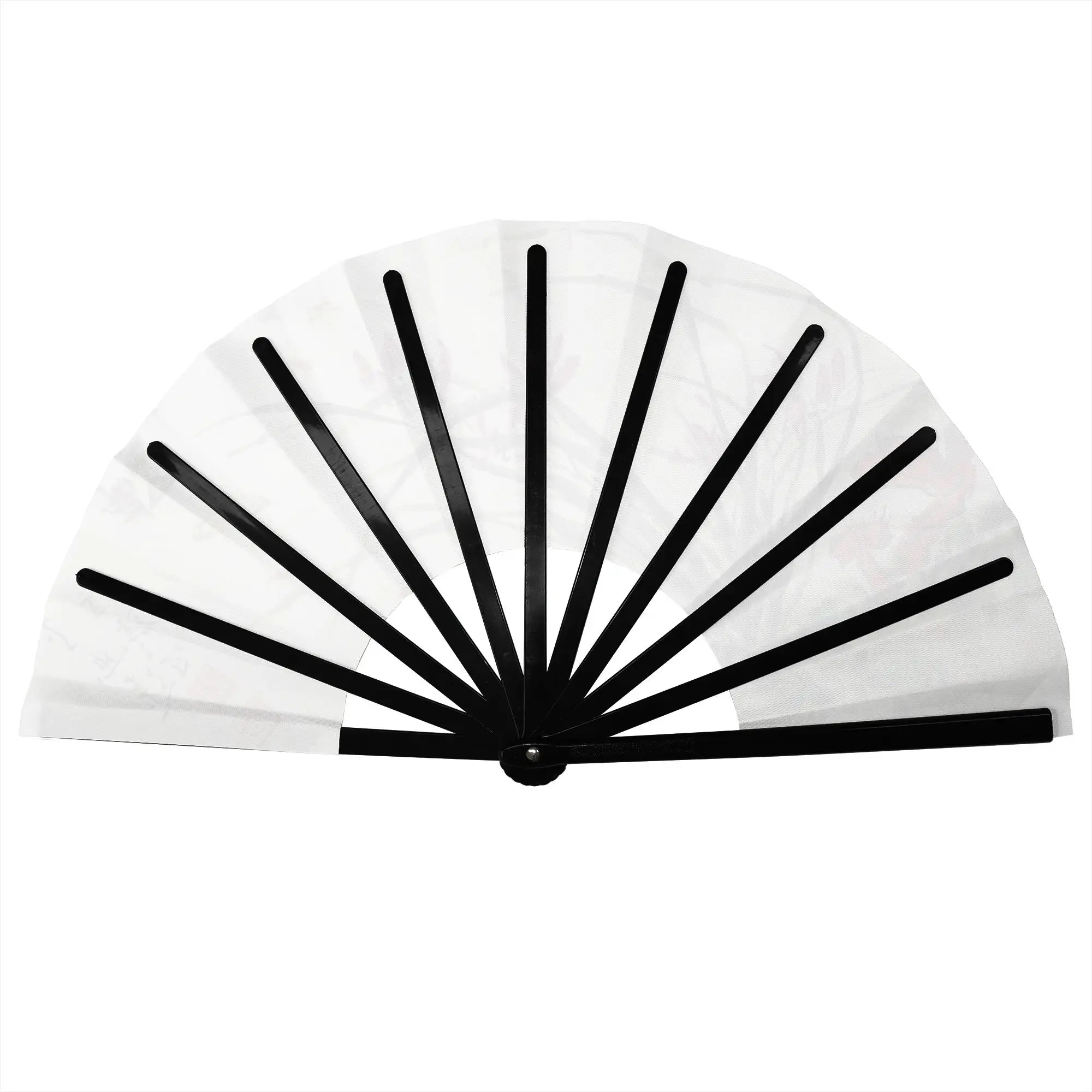 Ancient Poetry  Traditional Folding Fan Chinese Style  High-Quality Polyester Fans Gift Classic Decorative Hand Fan