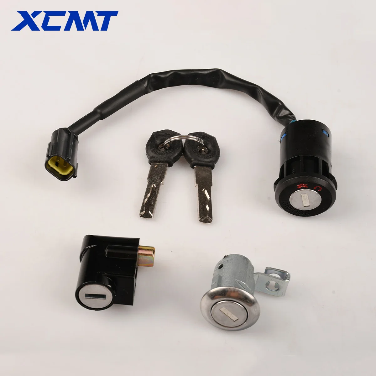 Motorcycle Key Set For Surron Ultra Bee Electric Dirt Bike Off Road Aluminum Ignition Switch Lock Replacement Parts Accessories