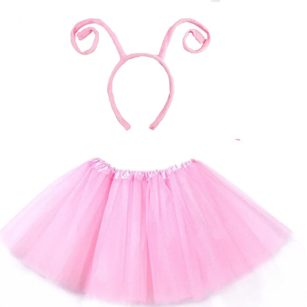 Women Girls Butterfly Costume Halloween Tutu Skirt Antenna Headband Fairy Magic Fancy Dress Christmas