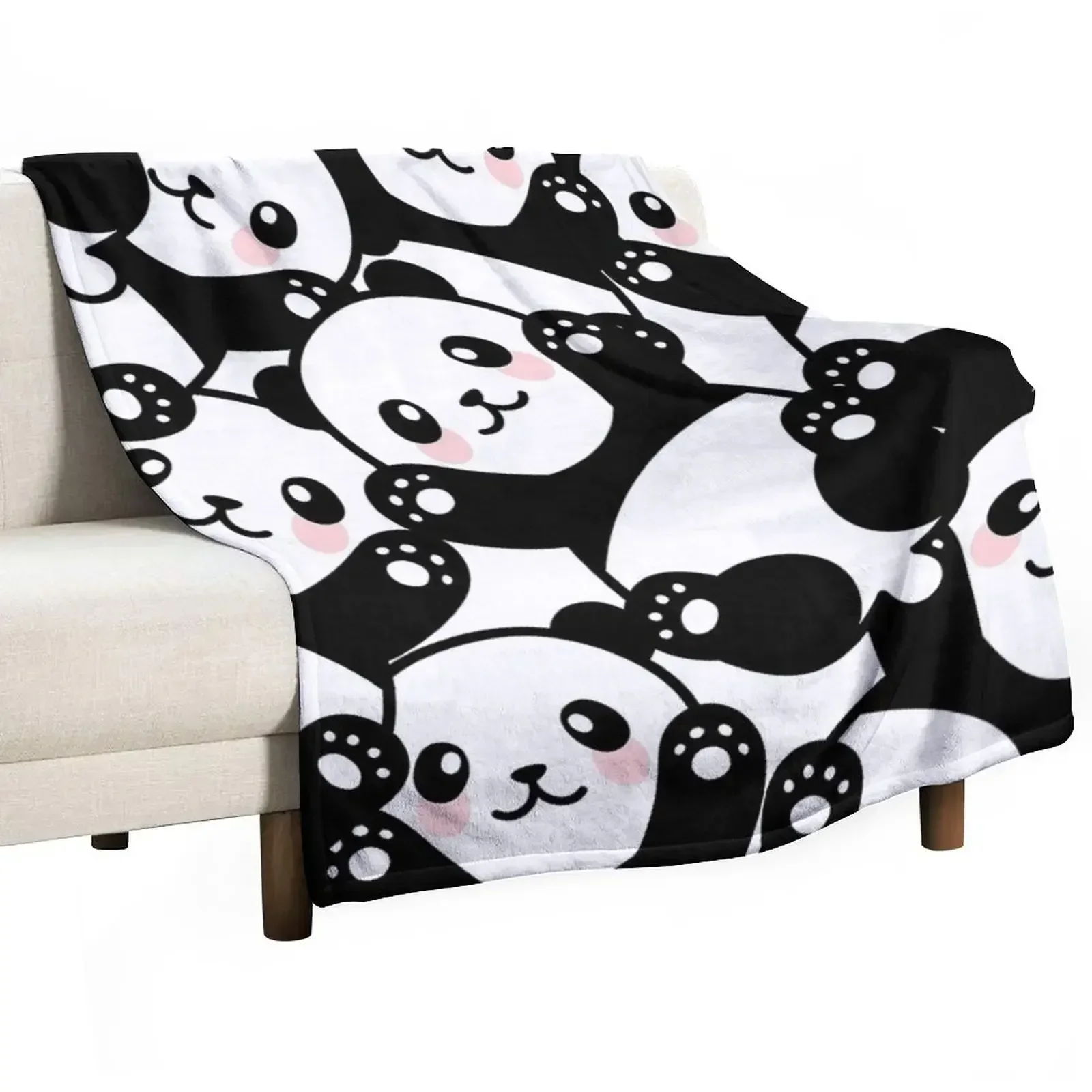 

Cute Cartoon Panda Pile Throw Blanket Decorative Sofa for babies Large Weighted Blankets