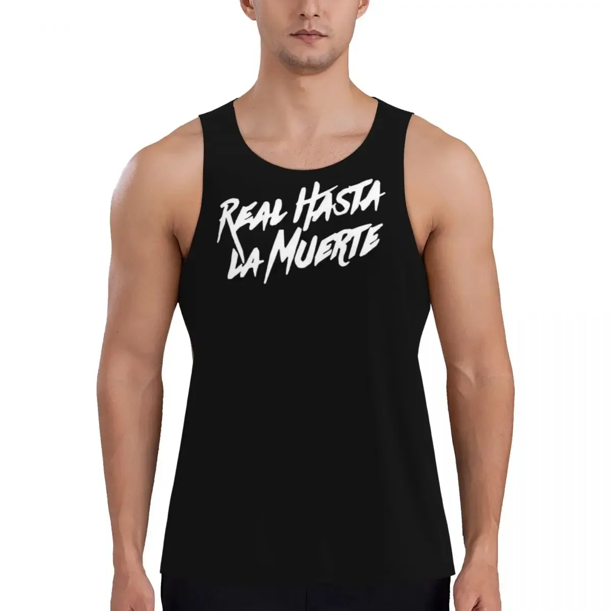 Quick Dry Anuel AA Gym Tank Muscle Sleeveless Shirt Bodybuilding Breathable Vest