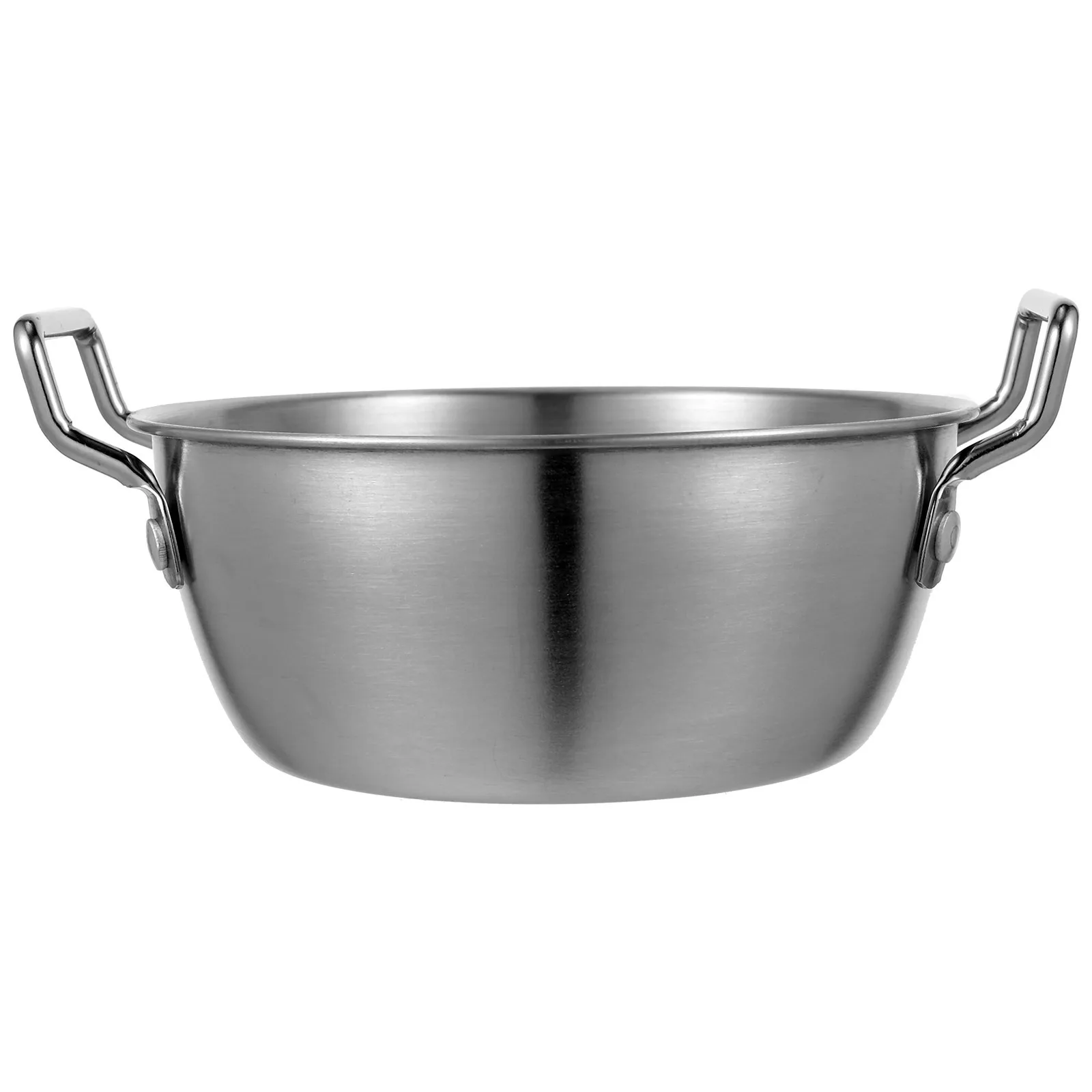 

LALADEFIEE Stainless Steel Salad Bowl with Lid Extra Large Serving Bowl for Food Storage Modern Kitchen Snack Bowl Silver