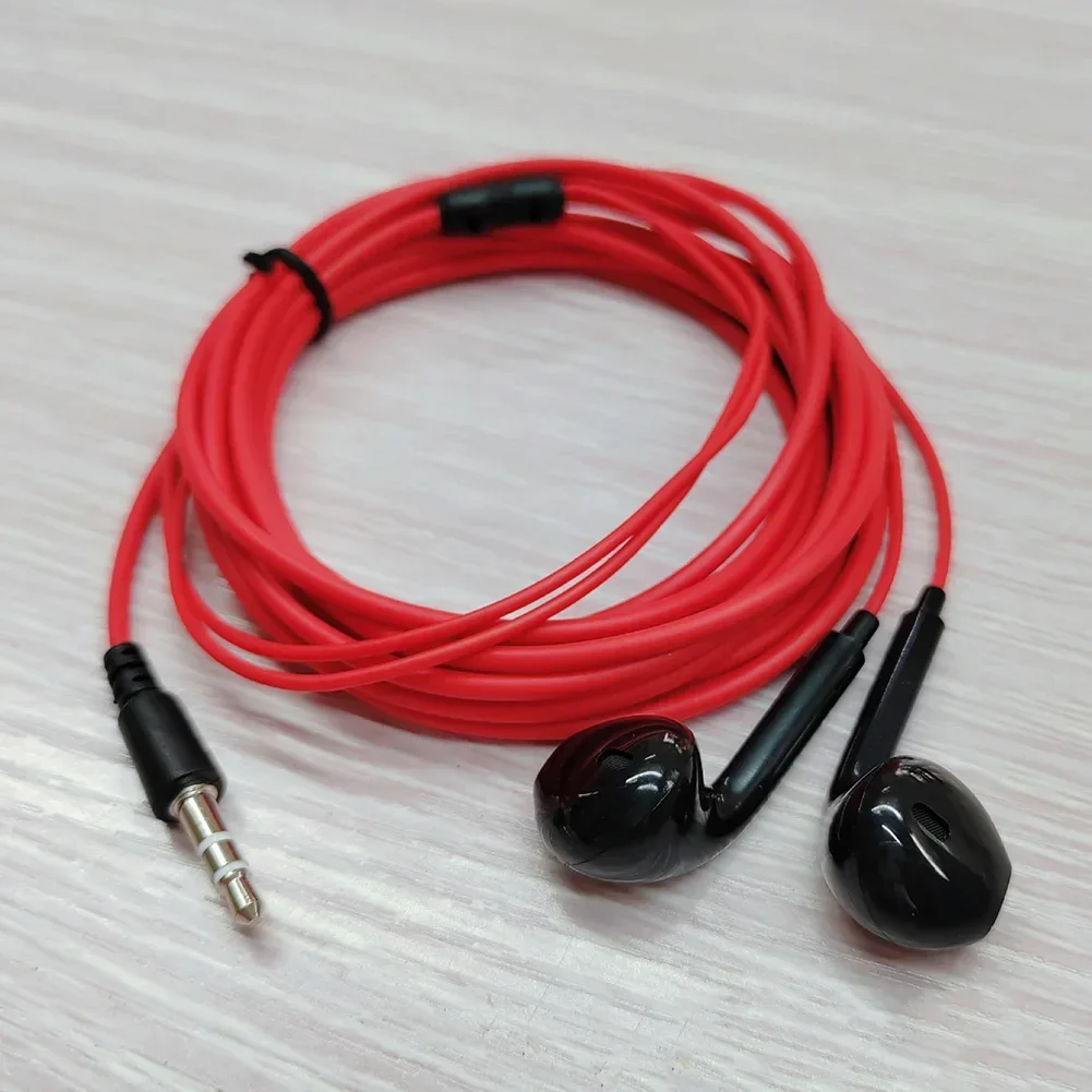 3 Meter Long Line Sound Card Headphones Wired Earphones J-ack 3.5mm Wired Earbuds Semi-in-ear MP3 PC Headphones