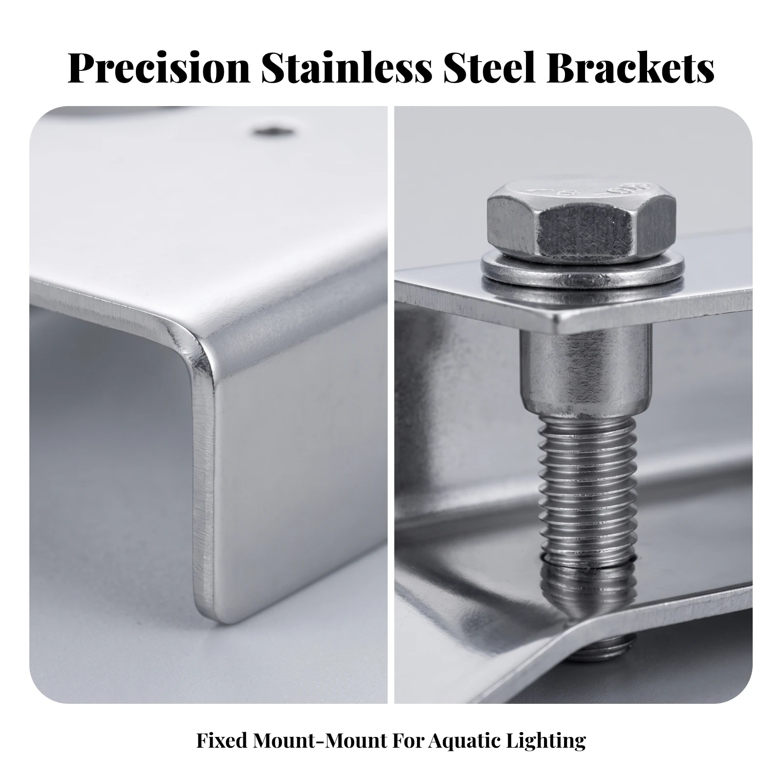 2 Pieces Watermelon Light Bracket Rust-Resistant Clamp-on Bracket for Truck Drivers, Trucks, Trailers