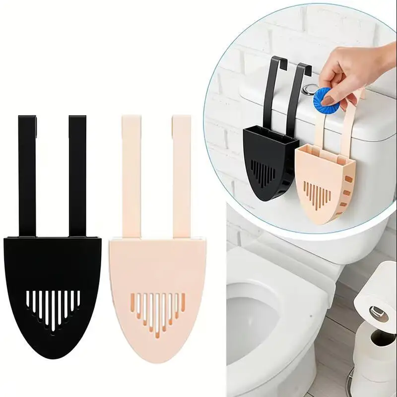 

Anti-Slip Toilet Tank Cleaner Tablet Holder Dissolution Booster Bracket Suspending Design For Bathroom Dorm Or Home Cleaning