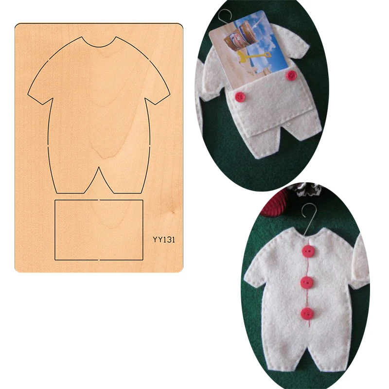 

Wooden Die-cutting Clipboard Craft Clothes Card Containing Knife Mold Is Compatible With Most Manual Die-cutting