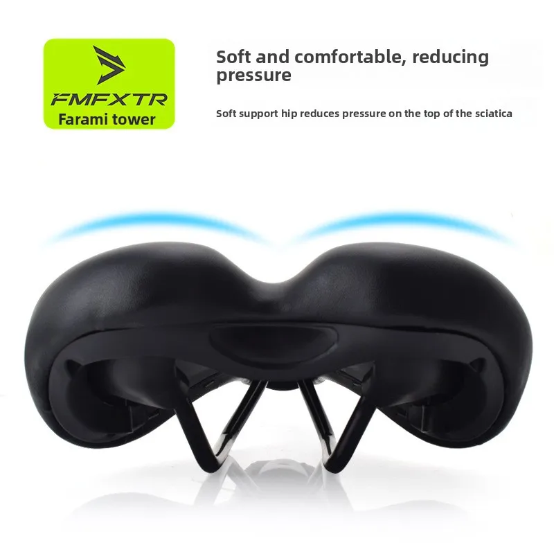 Asiento de bicicleta Sillín de bicicleta Cómodo impermeable Diseño ergonómico Cojín de asiento de bicicleta para bicicletas de carreras MTB urbanas