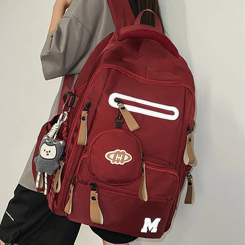 

Рюкзак для путешествий большой вместимости для ноутбуков, для студентов колледжей, средней и старшей школы, унисекс.