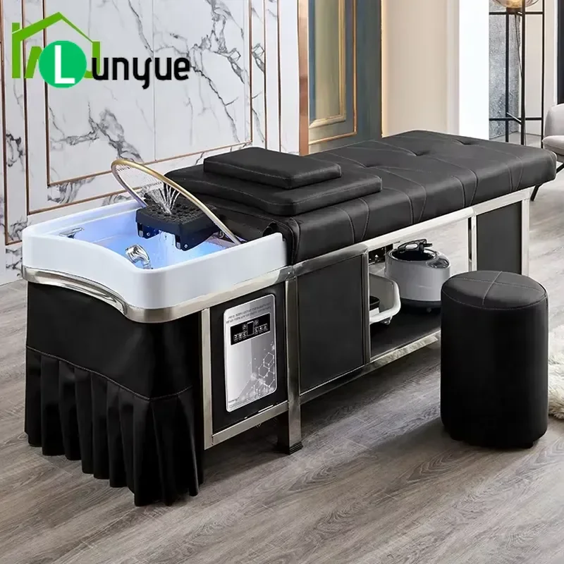 Multifunctional Shampoo Massage Chair Spa Head Physiotherapy Bed for Hair Washing Relaxing Comfortable Durable