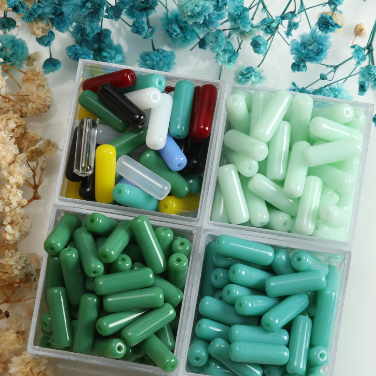 235-3760Pcs/Lot 4x13mm Glass Cylinder Tube Beads for jewelry Making,Women Diy Bracelet Necklace Earrings Garment Accessories
