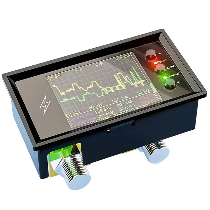 

ABZZ-DC Voltage Current Power Display 420V Wifi Tuya Smart Digital Lithium Battery Capacity Detection Tester Coulomb Meter