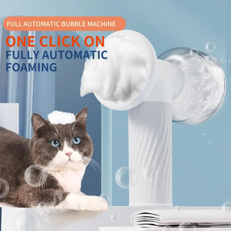 

Wireless Automatic Foaming Dog Bath Brush Pet Shampoo Dispenser Shower Grooming Scrubber Bathing Tool