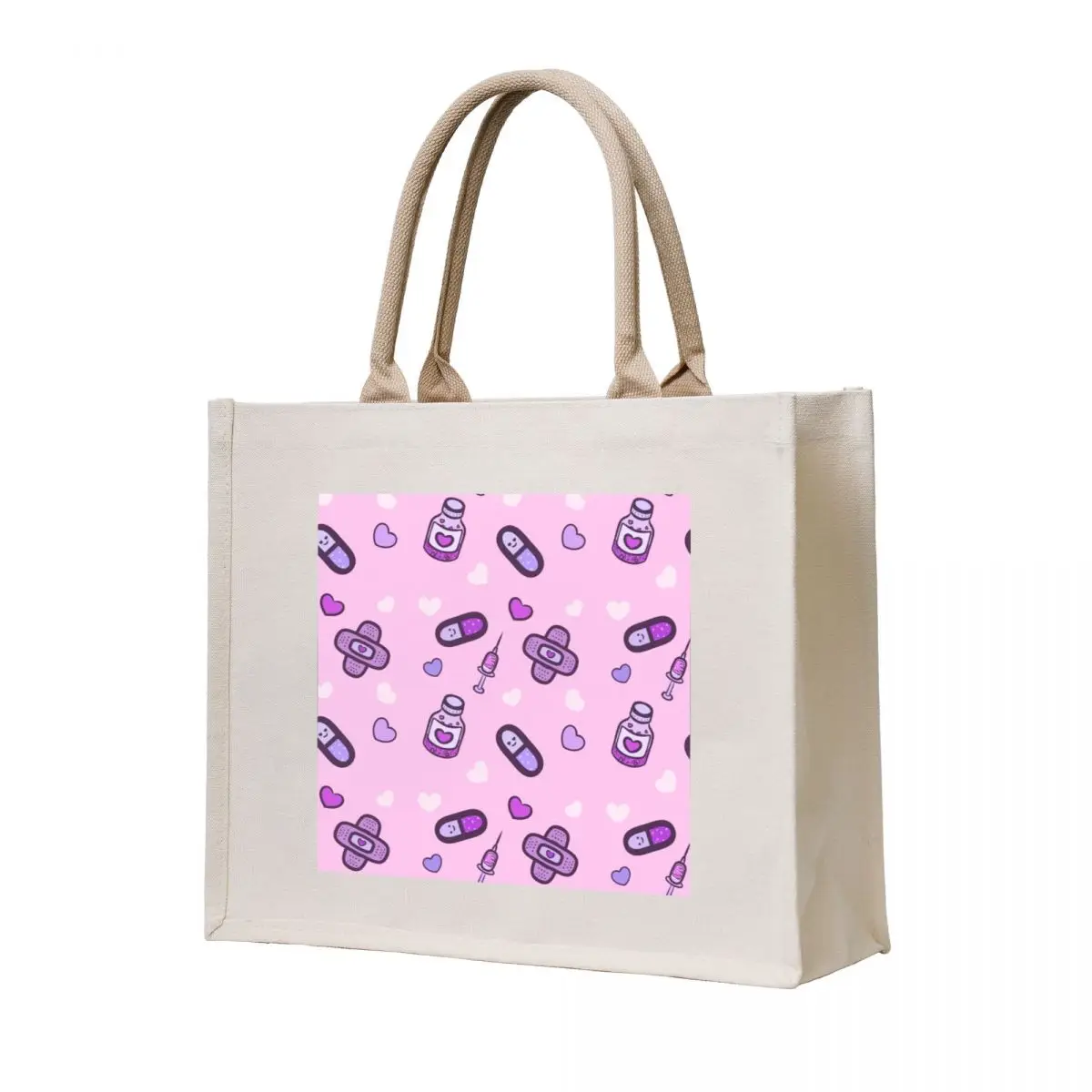 

Happy pills Tote Bag tote bag woman custom fabric bag Women's shopper