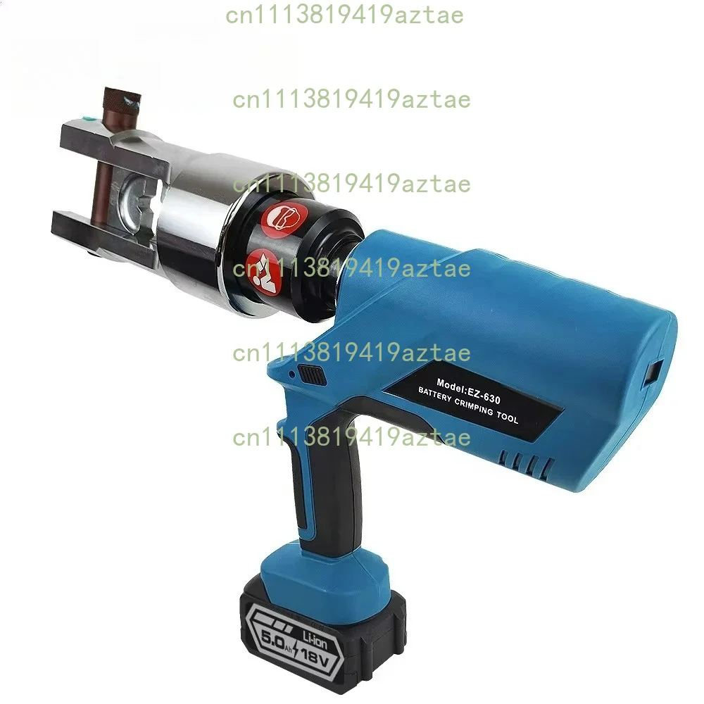 EZ-630 18Ton Battery Powered Crimping Tool Cordless Hydraulic Automotive Battery Terminal Crimper
