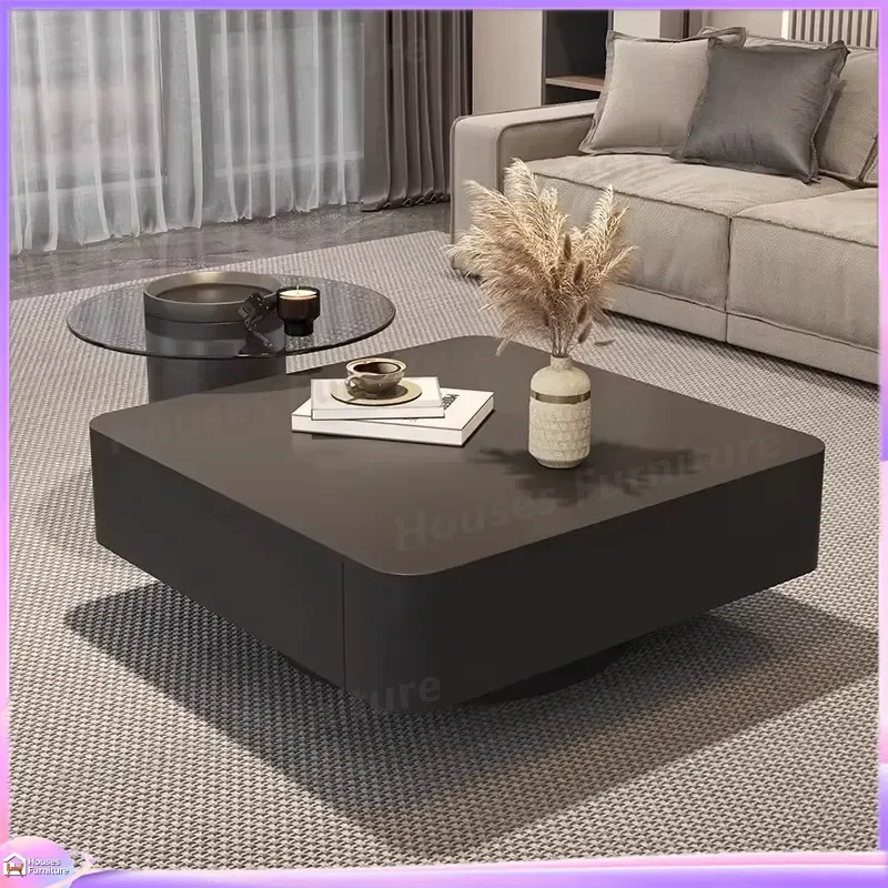 Modern Black Shoe Cabinet Metal Frame Slate Top Entryway Storage Bench No Assembly Required Small Square Organizer for Living