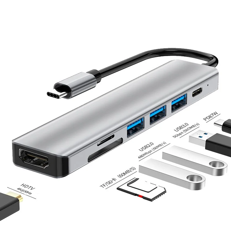 【All-in-One USB Hub】Laptop Must-Have,  Seamless Work & Play, Online Exclusive Deals!