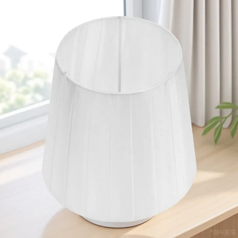 

1 шт. Элегантный тканевый абажур для декоративной настольной лампы, для спальни, гостиной, создания теплого атмосферного освещения, декор для дома, чехол для лампы