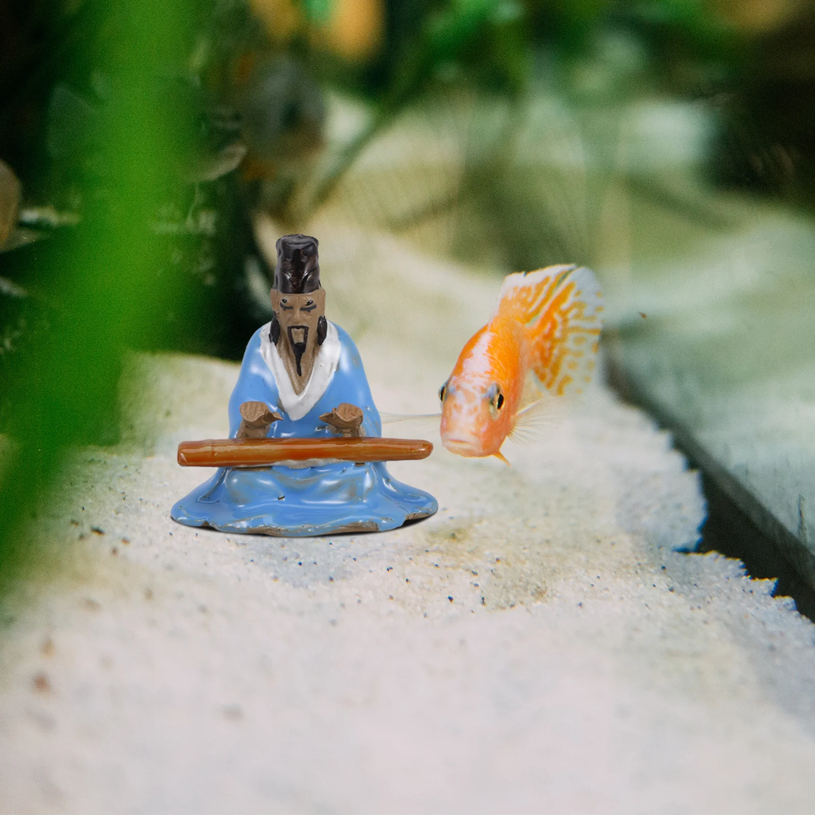 

Miniature Ancient Chinese Figure Micro Landscape Bonsai Terrarium Desktop Ornament Mini Garden Decorative Statue