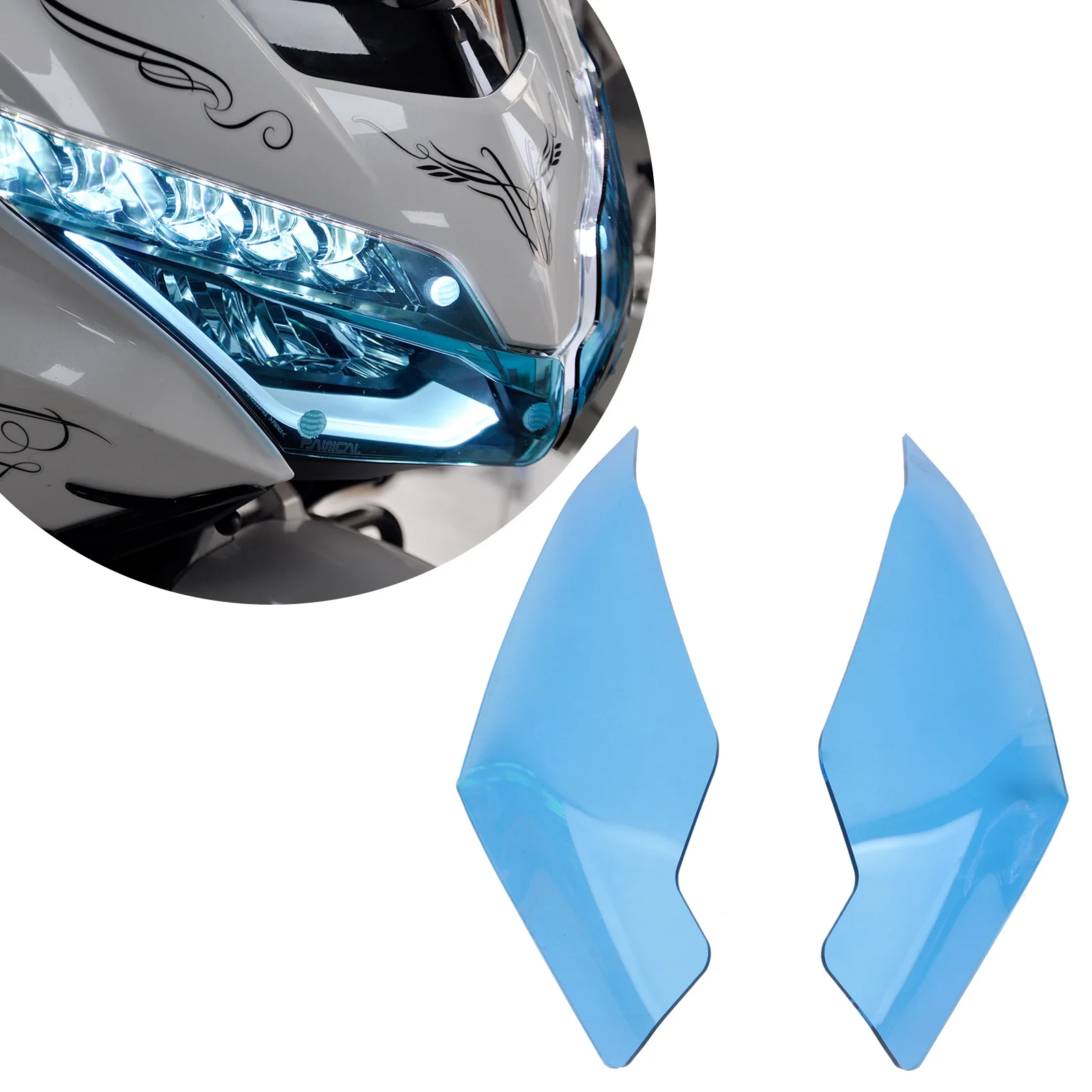

PANICAL Headlight Cover Headlight Glass Protector Headlight Glass Cover For Honda Goldwing GL1800 F6B 2018-2025