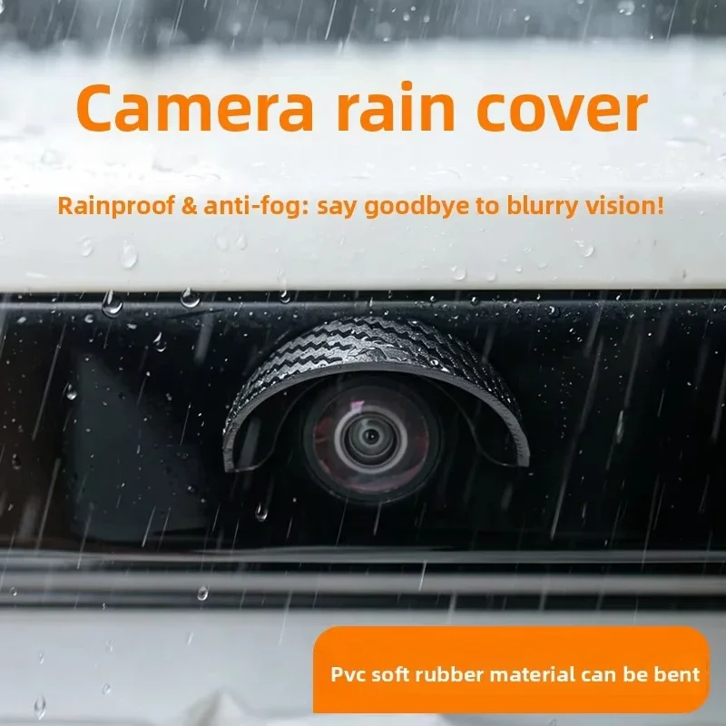 New Car Camera Lens Protector Rear View Backup Camera Cover 360° Camera Protection Anti Scratch Waterproof Dust-proof Car Parts