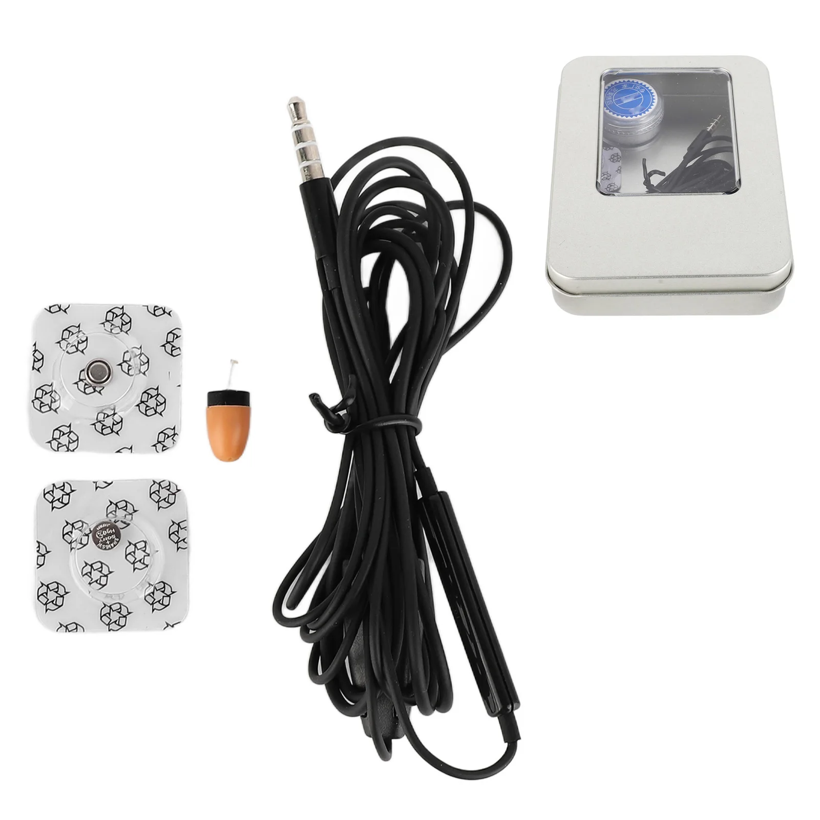 Wireless Mini Earphones Lightweight 110dB Clear Sound Black  Earpiece Headset for Mobile Phone Small Wireless Earpiece