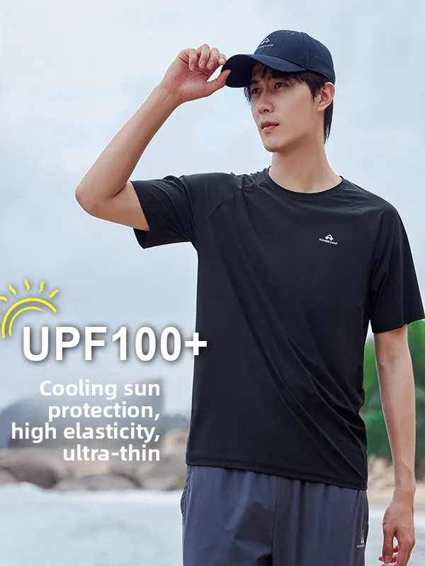 

Toreador UPF50, круглая футболка Ne Full-Sve, мужская летняя легкая дышащая спортивная одежда Qui-Dry Fitn, полиэстер, нейлон