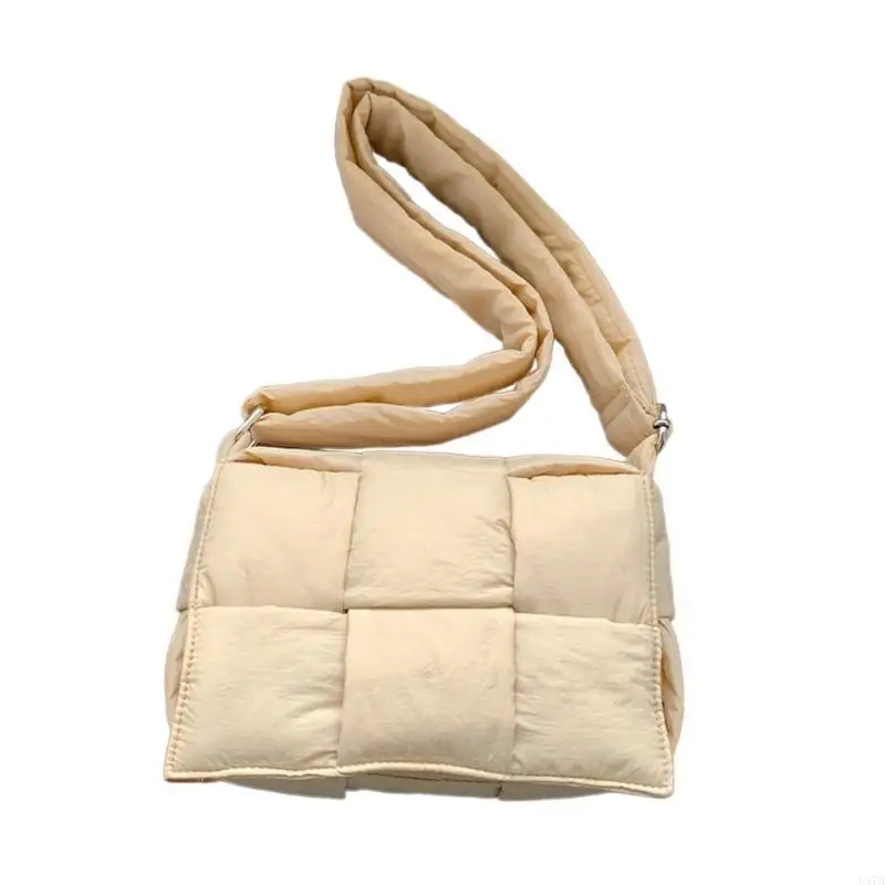 

Trendy Cotton Puffer Crossbody Bag Fashionable Design Soft and Comfortable 547A