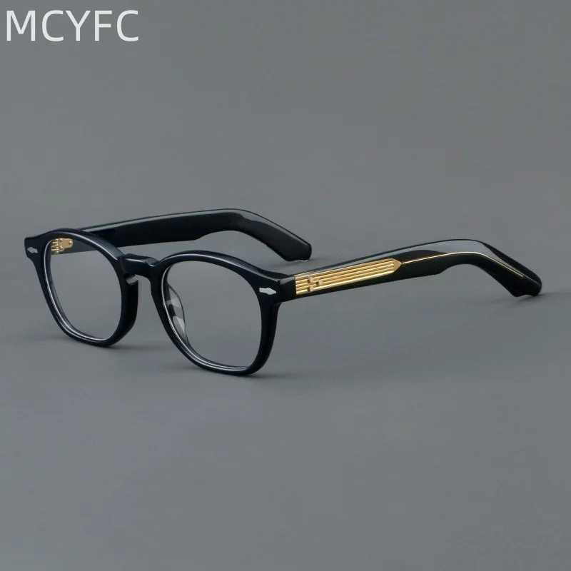 MCYFC handmade oval acetate glasses frame women optical eyewear Reading glasses for men high quality personalized eye glasses