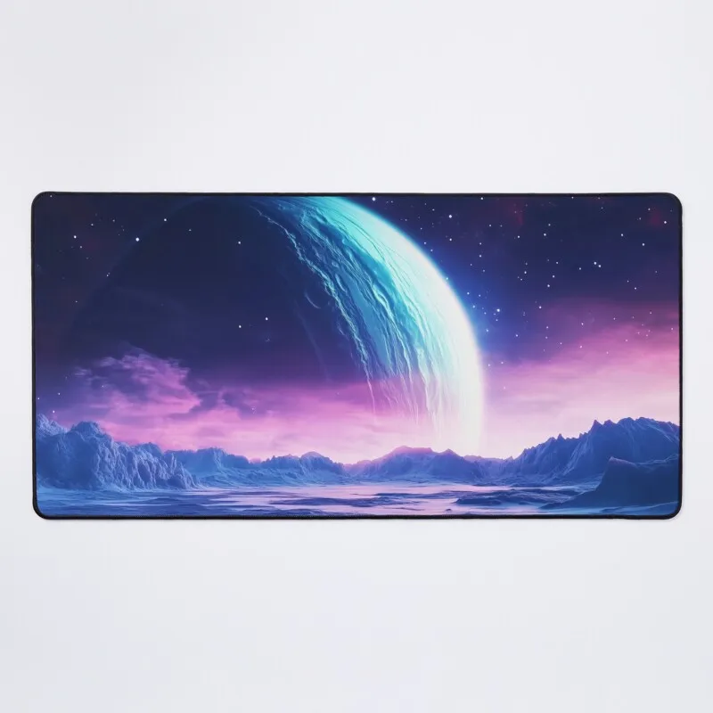 

The Galaxy Pink Nebula mouse pad has an anti-slip rubber base that is washable and anti-slip, making it suitable for offices