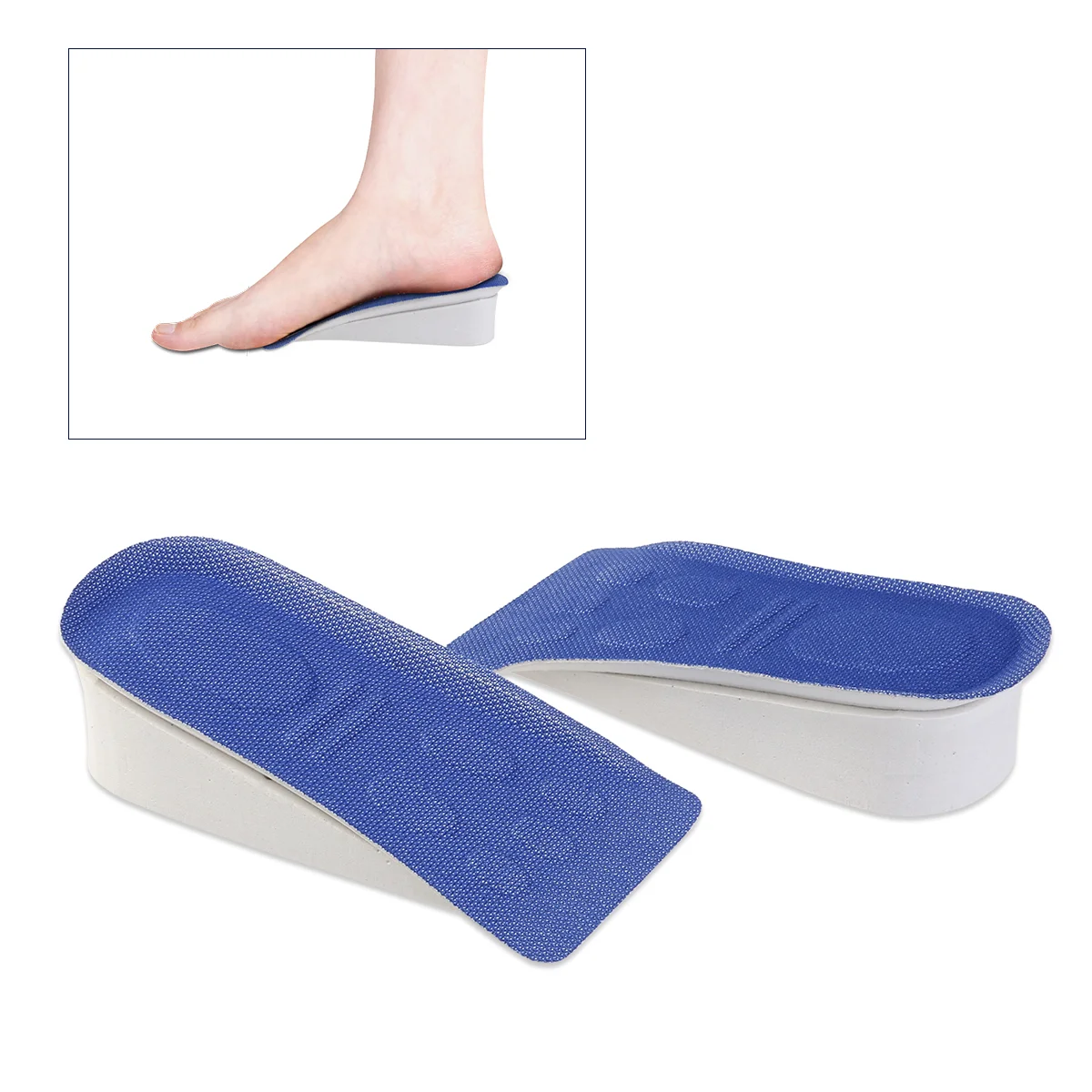 

Invisible Heel Pad EVA Insert 3cm Shoes Insole Height Lift Taller Insoles Inserts