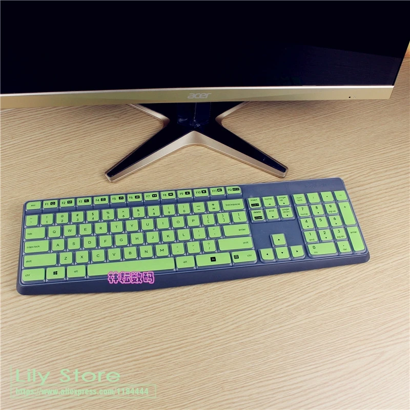 Silicone mechanical Wireless Bluetooth Desktop keyboard Cover Protector Dust Cover Film For Logitech MK235 K235 K375S