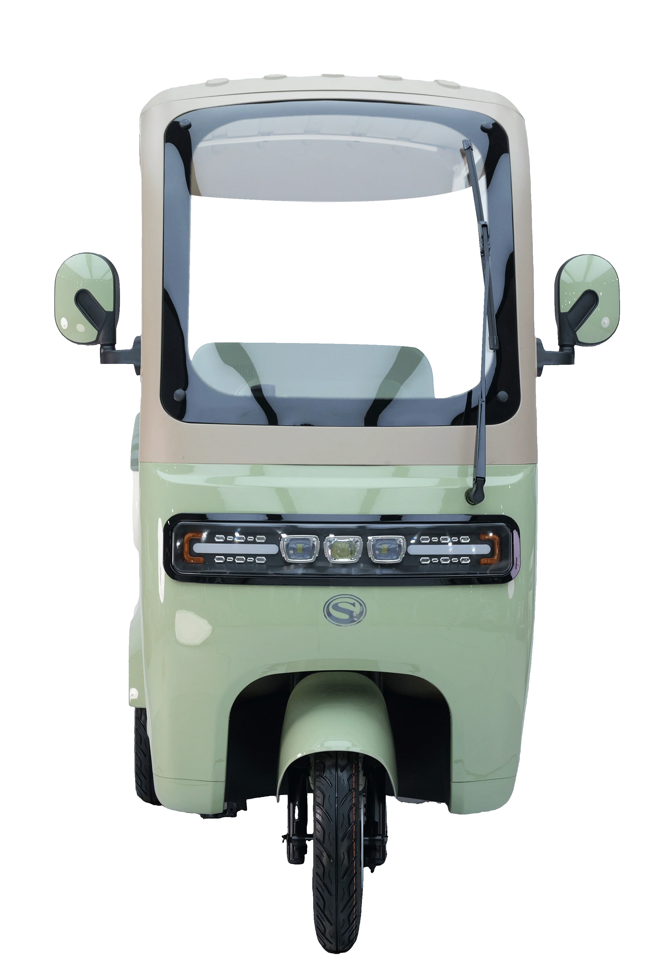 Short Trips Adult Thickened Frame Recreational Battery Operated Electric Tricycle Green Energy Powerful Motor Open Body Type