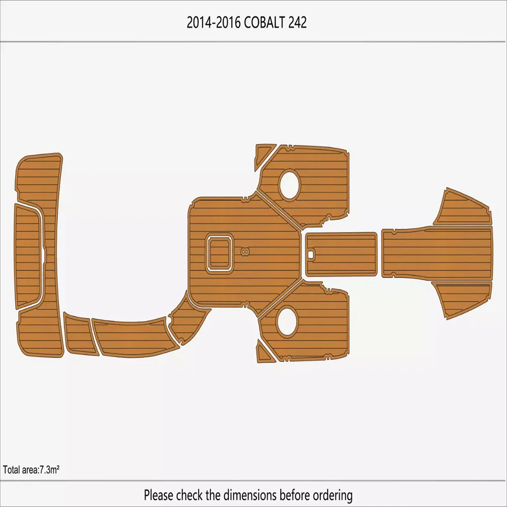 2014-2016 cobalt 242 Cockpit Swim platform 1/4