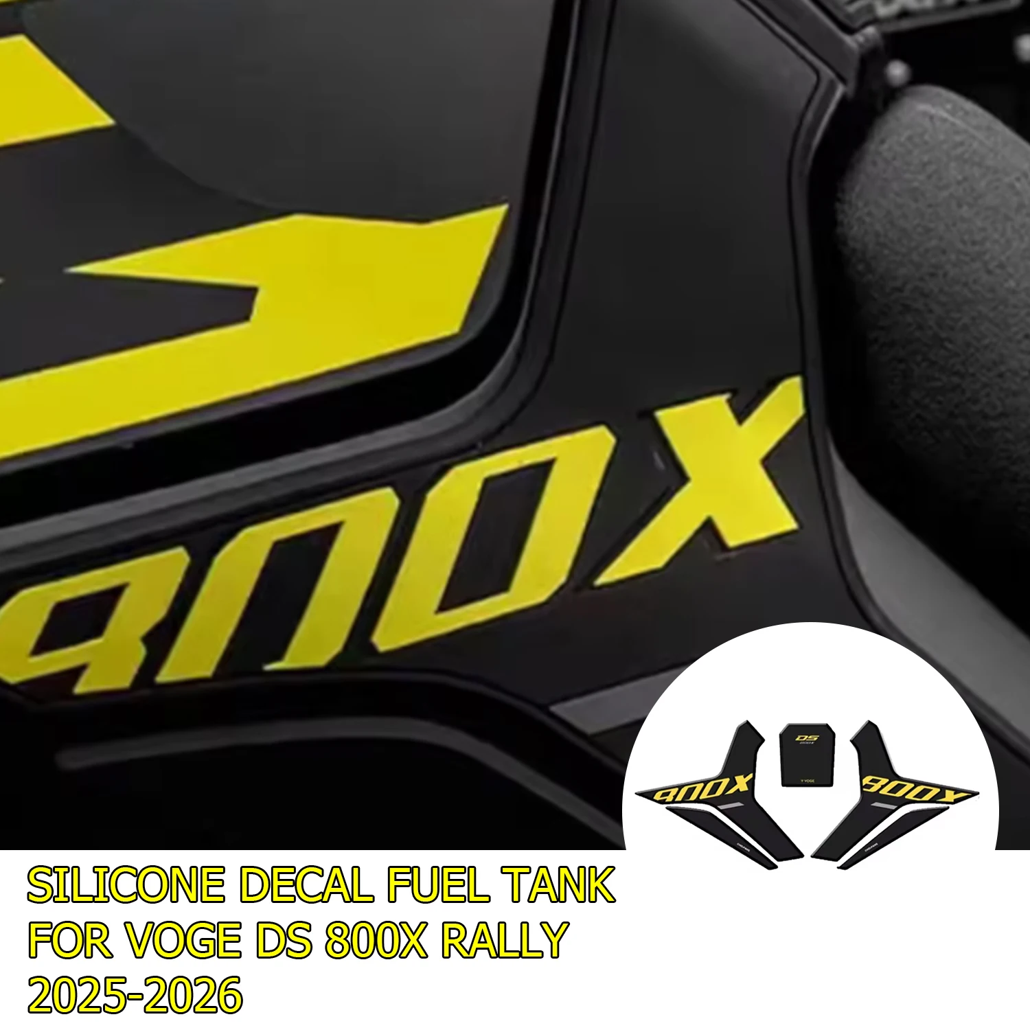 

For VOGE DS800 X Rally DS800X ank Grips Motorcycle Fuel Tank Pads Protection Sticker Scratch-resistant DSX 800Rally Tank Sticker
