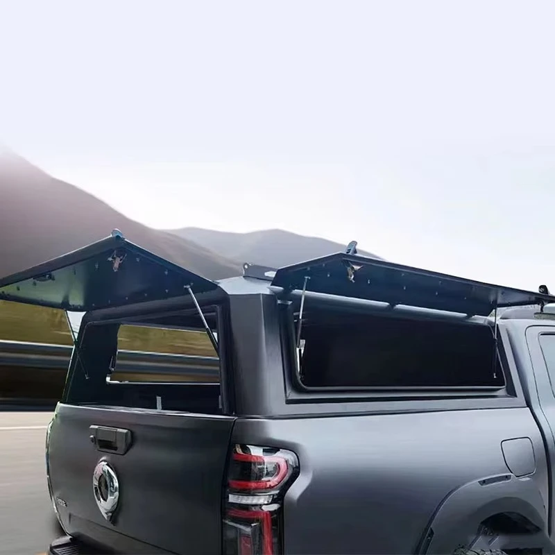Universal Tonneau Cover Aluminum Canopy Waterproof Anti Rusted Pickup Truck Exterior Can Be Customized Truck Topper
