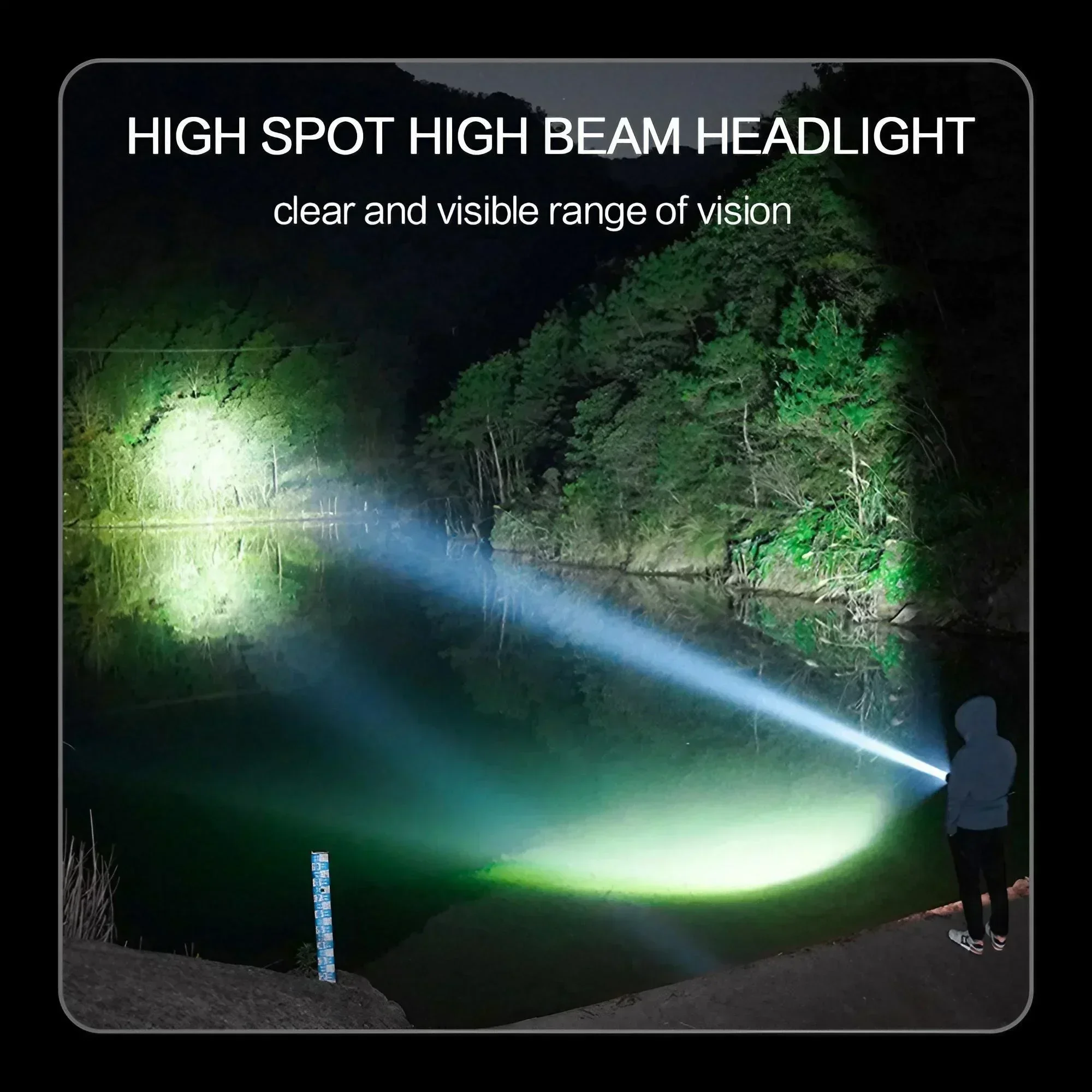 USB Rechargeable LED Camping Light Strip Portable Hanging Lamp for Home Emergency Outdoor Work Travel Lighting