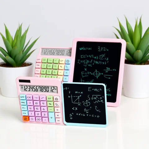 Reusable Writing Pad Multifunctional Writing Tablet Calculator Student Calculator Reusable Handwriting Board For Keeping Office