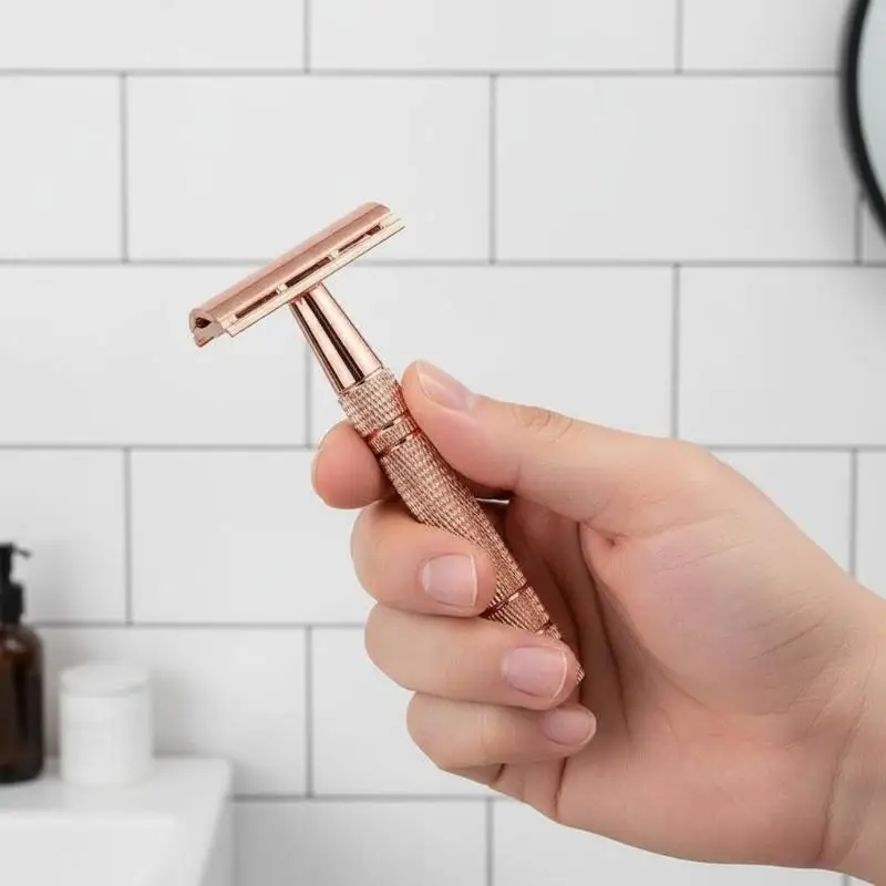 Reusable Eco Friendly Double Edge Safety Razor Perfect Shaving Shave For Men & Women Daily Hair Remove Personal Care Tools - view 2