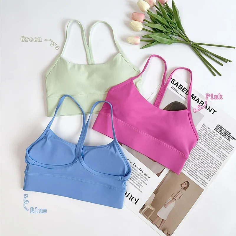 Women's Y-Shaped Beautiful Back Sports Bra Gather Together Shockproof Quick Dry Comfort Run Fitness Cycling Outdoor Sports Vest