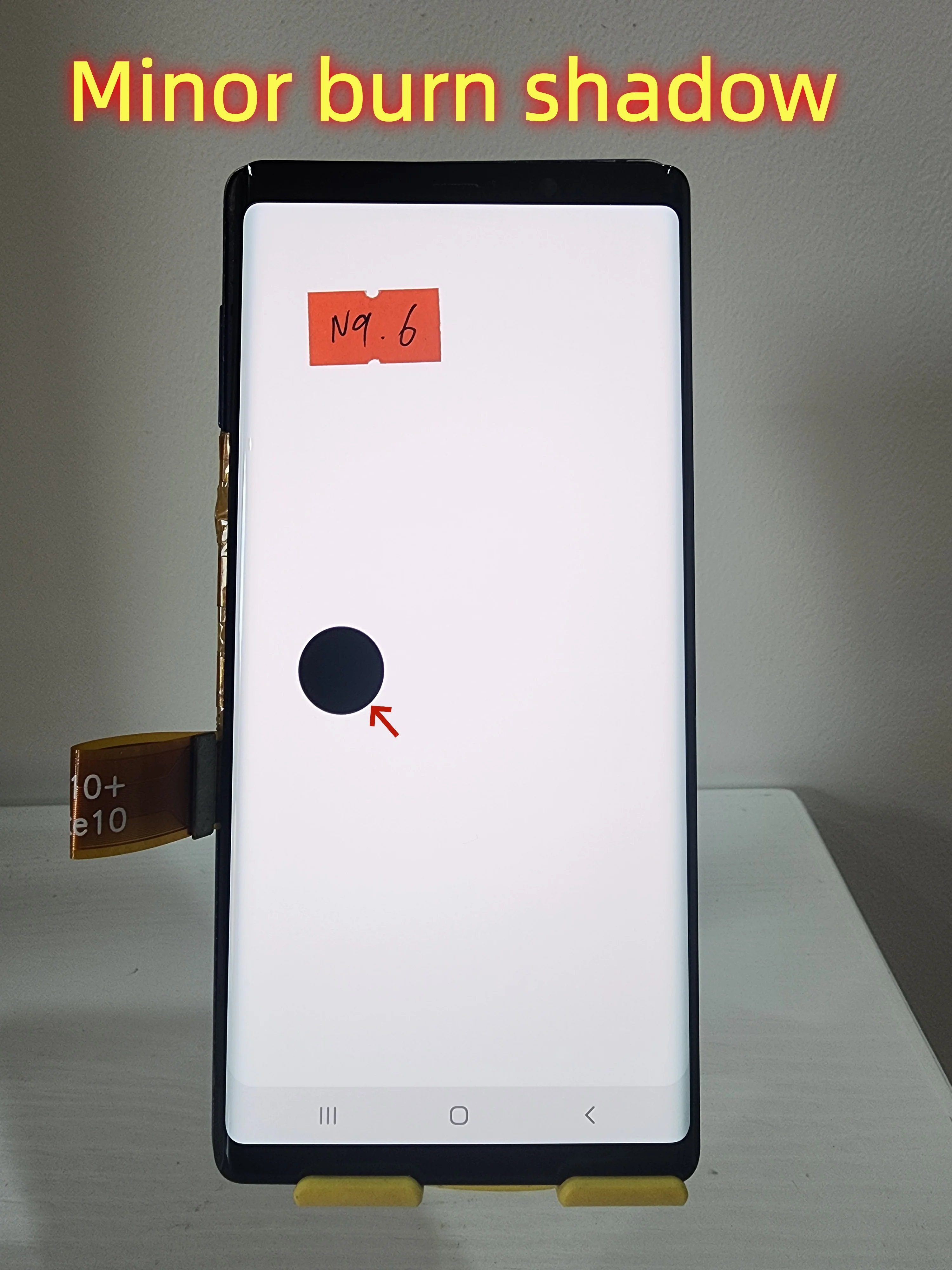 Genuine Original AMOLED For Samsung Galaxy Note9 N960F N960U Dot Line LCD Display Touch Replacement Screen Digitizer