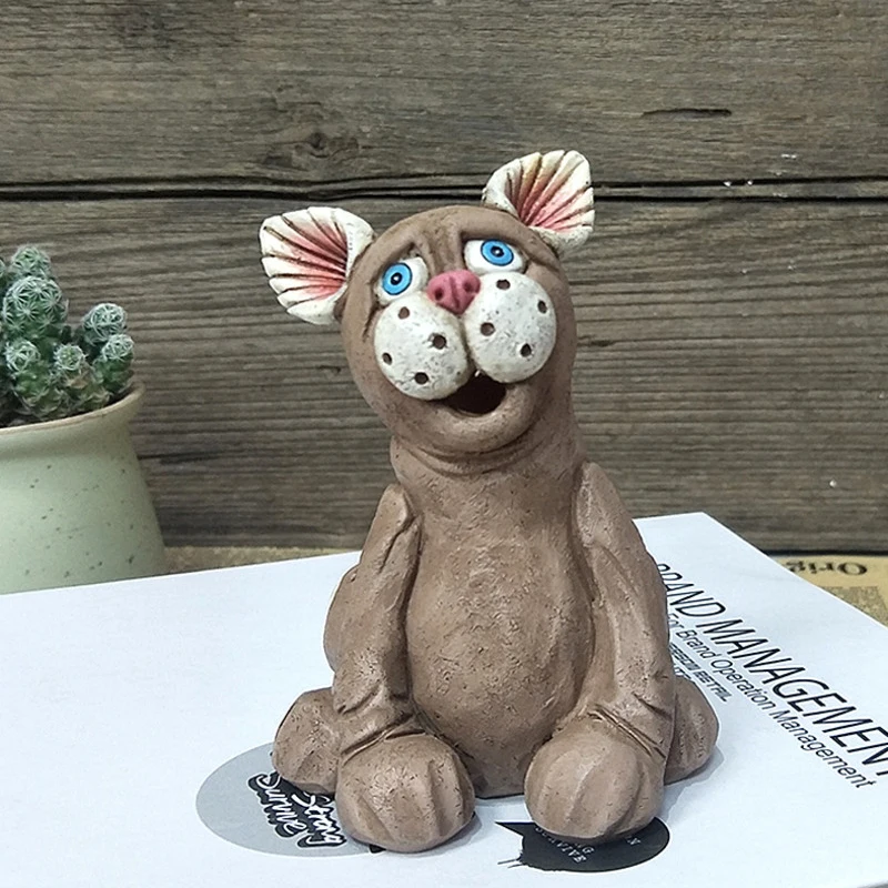 

12cm Plague Doctor Doll Incense Cone Burner Resin Zombie Ornament Home Office Desktop Handicraft Decoration Statues Sculpture