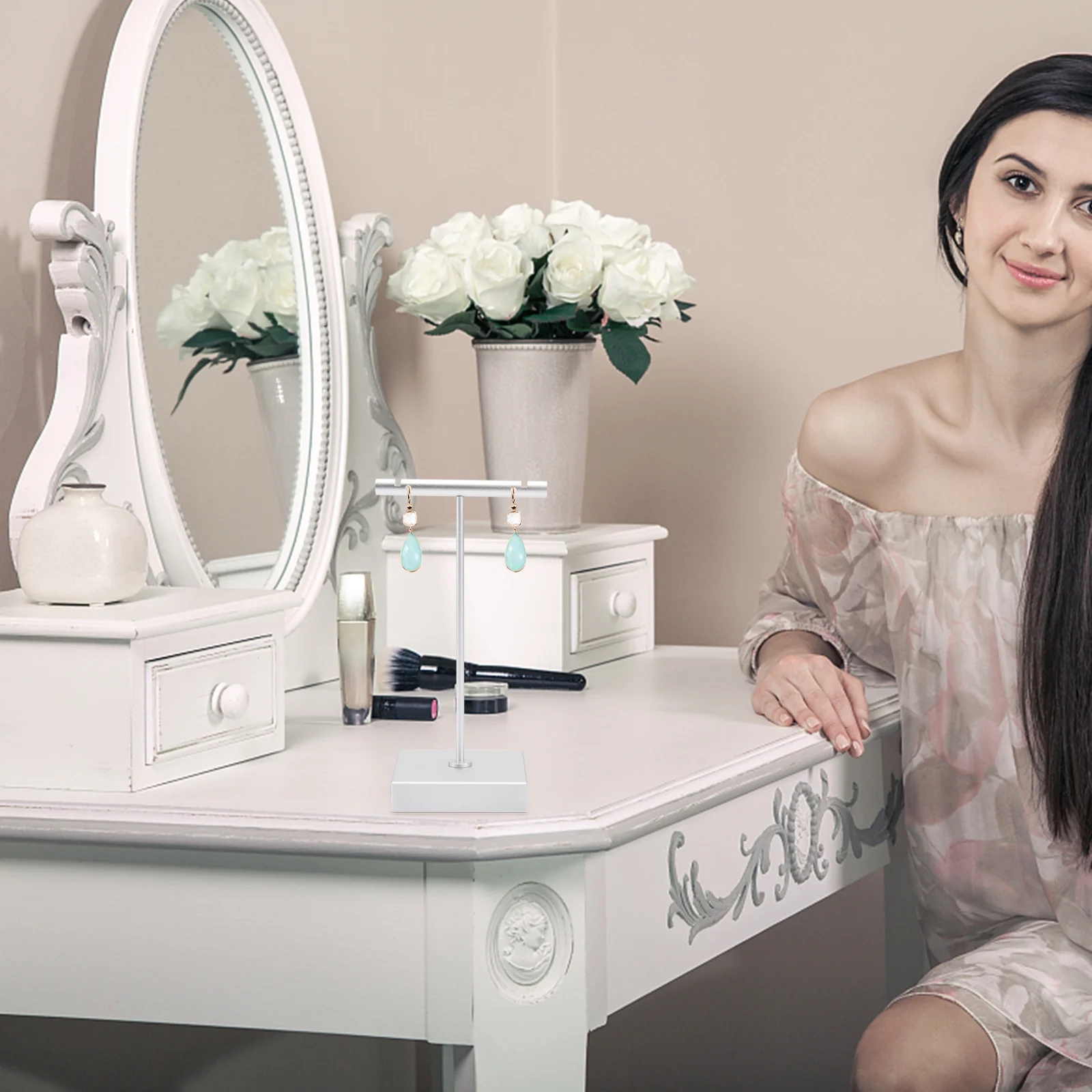 

Showing Rack Earring Rack Jewelry Show Stand Earring Show Shelf T-shaped Rack