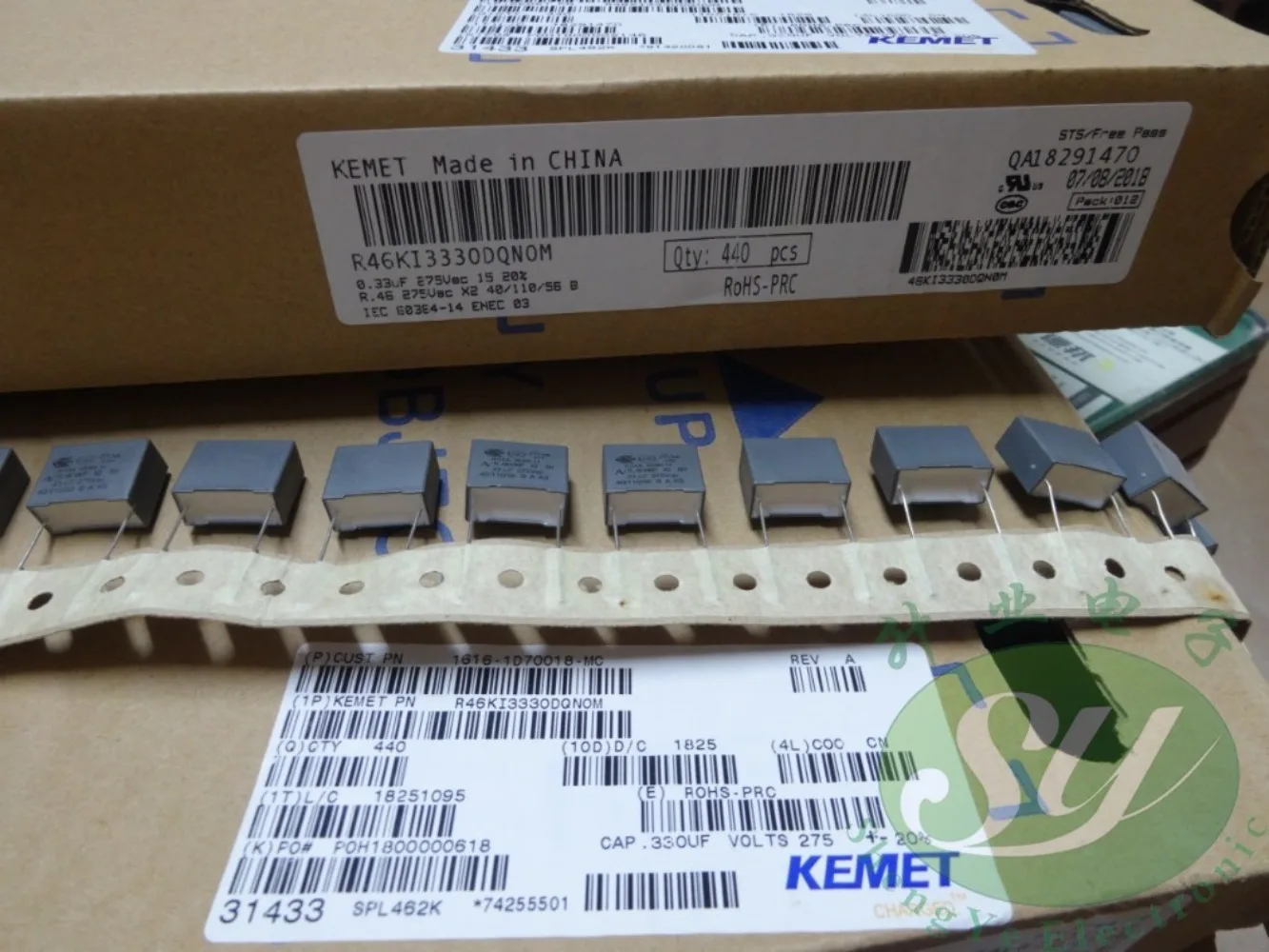 10PCS AV R46KI3330DQ 0.33uf/275VAC 330nf u33 334 New film capacitor