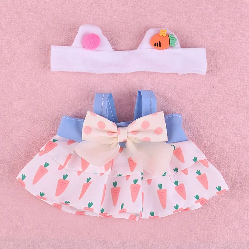 Vestiti bambola di cotone vestiti Lolita 20 cm vestiti per bambole di peluche Lolita 20 cm vestito casual grazioso set di vestiti per bambole di cotone da 20 cm